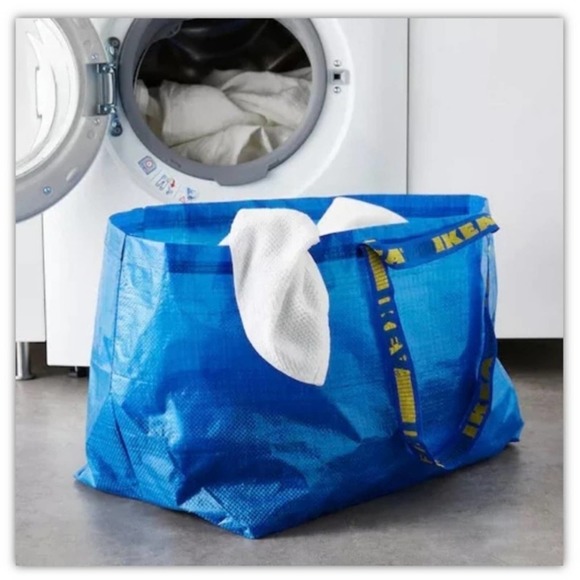 IKEA - FOUR (4) Frakta Line Reusable Bags--Large, Medium, Small and XS NWT - Picture 3 of 10